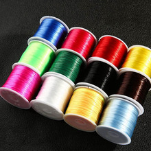 60 Yrad/Roll Transparant Crystal Elastic Cord Rope 1MM Multi-colors Stretch Beading Wire Thread for DIY Beading Jewelry Making 2024 - buy cheap