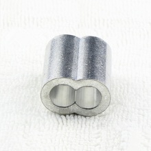 95-600pcs, M1.5--M4 figure 8 hole aluminum sleeve steel wire rope cover tighter lifting rigging hardware 2024 - buy cheap