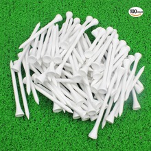 CRESTGOLF 3-1/4" Wooden Golf Tees 83mm Golf Wooden Tees Golf Accessories 5 Colors For Choice 100pcs/Pack 2024 - buy cheap