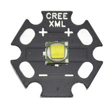CREE Single-die XM-L T6 Branco 10 W LED Light Emitter Bulb Montado em 16mm Ou 20mm PCB Para XML Lanterna 2024 - compre barato