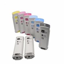 JH Ink Cartridge Compitable for HP70 Used for HP Z2100 Z3100 Z3200 Z5200 Printer 130ML * 8 (PK + LG + MK + C + LC + M + LM + Y) 2024 - buy cheap