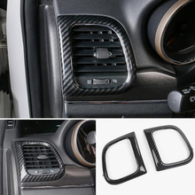 For Jeep Grand Cherokee 2014 2015 2016 2017 2018 ABS Carbon Fibre Front Side Air Vent Outlet Cover Trim Car Styling 2pcs 2024 - buy cheap