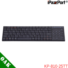 Free Shipping- iPazzPort KP-810-25BTT Ultra Slim Bluetooth Keyboard with TouchPad for iPad/Tablets Full QWERTY Keyboard 2024 - buy cheap