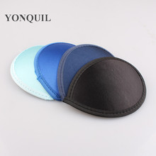 5.2"(13CM) Satin Fabric Teardrop Fascinators Bases Mini Top Fascinators Hats DIY Hair Accessories 3 Colors in Stock 36Pcs/Lot 2024 - buy cheap