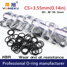 15PC/lot Rubber Ring NBR Sealing O-Ring CS3.55mm ID29/30/30.5/31.5/32.5/33.5/34.5/35.5*3.55mm Ring Seal Gasket Nitrile Oil Rings 2024 - buy cheap