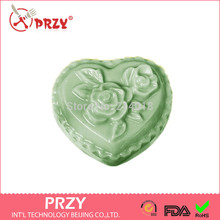 Valentine's Day DIY heart /flower shape handmade soap mold  candle molds silicon mould Chocolate Candy Moulds Form of Cake 2024 - buy cheap