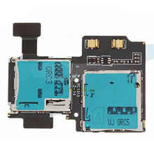 Лоток для SIM-карты и держатель для SD-карты гибкий кабель Запчасти для Samsung Galaxy S4 S IV i9505 I9500 2024 - купить недорого