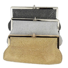 Cheaper Gold Silver Black Evening Bags Soft Women Day Clutches Party Purse Chain Crossbody Bags Ladies Shoulder Bags YB517 2024 - buy cheap