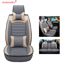 Kalaisike-fundas universales de lino para asiento de coche, para Hyundai, todos los modelos, solaris i20 ix35 i40 getz accent ix25 Elantra Genesis creta i30 2024 - compra barato