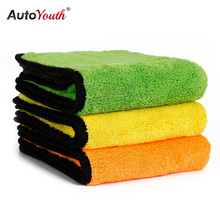 AUTOYOUTH 850gsm Luxury Super Thick Plush Microfiber Car Cleaning Cloths Car Care Microfibre Wax Polishing Detailing Towels 2024 - buy cheap