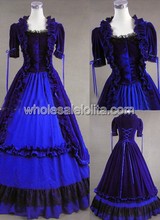 Victorian Maiden Long Sleeved Period Ball Gown Reenactment Theatre Clothing Dress 2024 - buy cheap
