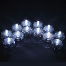 240pcs/lot Floral Waterproof Submersible led candle tealight flameless Party Wedding Vase Light table bar Decor-9 color optional 2024 - buy cheap