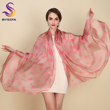 Bufanda de seda pura para mujer, accesorios de moda para primavera, verano, otoño e invierno, 100% 2024 - compra barato