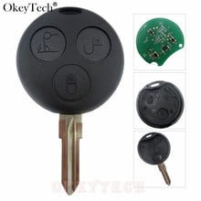 Okeytech 3 Buttons Smart Remote key 433MHz Board Remote Key Fob Blade For Benz Key Smart Fortwo Forfour Roadster Coupe Crossblad 2024 - buy cheap