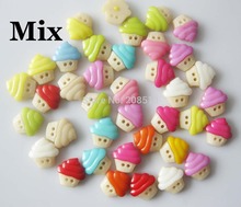 NBNOOE Fashion Button baby clothes 300pcs plastic buttons 2 holes sewing accessory 2024 - buy cheap