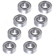 8pcs/set ball bearing 4*8*3 hsp spare parts accessories 58044 metal For Himoto RedCat  1:16 1/18 RC car 94680 2024 - buy cheap
