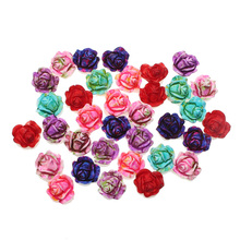 50Pcs Misto Colorido de Flores de Resina Decoração Artesanato Flatback Cabochão Beads Enfeites Para Scrapbooking DIY Acessórios 2024 - compre barato