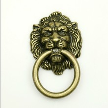10Pcs/Lot  Lion Head Kitchen Cabinet Knob and Drawer Pull(Sizes:67mm*42mm,Ring Diameter:40mm) 2024 - buy cheap