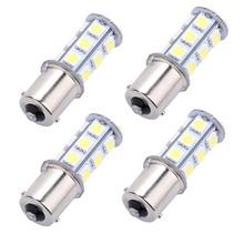 4pcs 1156/1157 BA15S 18 SMD 5050 LED Bulb For Car Turn Signal Parking Backup Light Pure White P21W Replacement Lamp 2024 - buy cheap