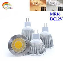 Новый COB CHIP Lampada Led MR16 COB 9 Вт 12 Вт 15 Вт с регулируемой яркостью светодиодный прожектор Теплый Холодный белый MR 16 12 В лампа 2024 - купить недорого