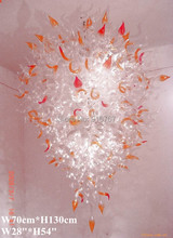 Free Shipping Special Blown Art Lamp Coloured Glass Chandelier 2024 - buy cheap