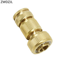 Garden hose brass 3/4 quick connector tap female G1/2 G3/4 garden irrigation 25mm hose connector pure copper 1set 2024 - buy cheap