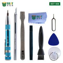 Free Shipping BST-608 19 in 1 Assemble DissembleTools Kit Pry Tool Opening Screwdriver Set for IPone iPad Mobile Phone Repairing 2024 - buy cheap