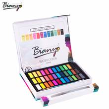 Bianyo 30/36 Colors acrylic paints set Portable Paints for painting Drawing markers Field Sketch Set With Brush Art Supplies 2024 - buy cheap