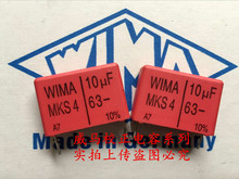 2020 hot sale 10pcs/20pcs German capacitor WIMA MKS4 63V 10UF 63V 106 P: 22.5mm spot Audio capacitor free shipping 2024 - buy cheap