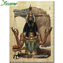 YOGOTOP DIY Diamond Painting Cross Stitch Kits Full Diamond Embroidery 5D Diamond Mosaic Home Decor Ancient Egypt Anubis VD896 2024 - buy cheap