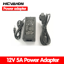 HCVAHDN Retail DC 12V 5A 60W LED Power Supply Charger for 5050/3528 SMD LED Light or LCD Monitor CCTV 3 years warranty 2024 - buy cheap