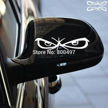 20 x Rear View Mirror Car Stickers Funny Evil  Eyes Car Decal for Tesla Ford Chevrolet Honda Toyota Lada 2024 - buy cheap