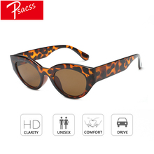 Женские винтажные солнцезащитные очки Psacss, высококачественные солнцезащитные очки кошачий глаз для повседневной носки 2024 - купить недорого