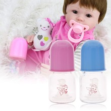 60ML Newborn Baby Infant Nursing Milk Fruit Juice Water Feeding Standard Mouth Silicone Nipple Pacifier Drink Bottle#266458 2024 - buy cheap