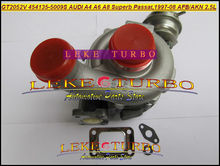 Frete grátis turbocompressor gt2052v 2005-2012 s 2006-2012 454135 para audi a4 a6 a8 vw passat superb 2009-08 aym akn 2.5l tdi 2024 - compre barato