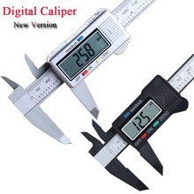 Digital Vernier Calipers 150mm 6inch LCD Electronic Caliper Carbon Fiber Gauge Height Measuring Tool Instruments micrometer 2024 - buy cheap