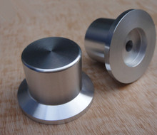 Rueda de volumen sólida de aluminio de 38mm de diámetro, vástago de 26mm de diámetro, alto 26mm, amplificador de potencia de Audio, perilla de potenciómetro para hifi 2024 - compra barato