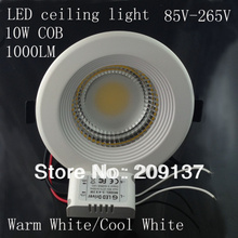 Frete Grátis 10W COB LEVOU Downlight Teto CONDUZIU A Lâmpada, de Alta Potência COB LEVOU Downlight Lâmpada Do Teto 2024 - compre barato