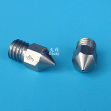 Cabeça de extrusão de bico de aço inoxidável, mk7 mk8 0.4mm, creality makebot mk8 mk7 peças para filamento de 1.75/3mm 2024 - compre barato