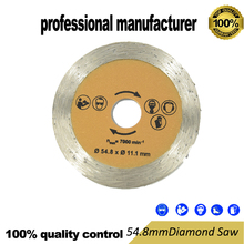 54.8mm diamond saw blade for mini hand saw tools for tile stone steel and marble cutting at good price and fast delivery 2024 - buy cheap