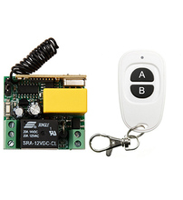 AC220V Receiver & Transmitter Interruptor 10A 1CH Sem Fio RF Mini Remote Control Switch teleswitch Luz Da Lâmpada LED SMD