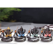 Ceramic Elephant God Incense Burner Backflow Sticks Cones Incense Censer 2024 - buy cheap