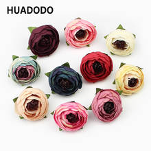HUADODO 10pieces Silk Camellia Flower Heads Artificial tea Rose Flower For home Wedding Decoration DIY Scrapbooking Fake Flowers 2024 - buy cheap