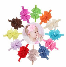 300pcs/lot grosgrain ribbon bow headband  bows on thin Elastic 2024 - buy cheap