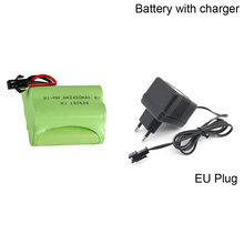 6V 2400mah ni-mh battery with charger set 6v nimh battery pack 6 v size aa ni mh for lighting rc car toy electric tools SM plug 2024 - compre barato