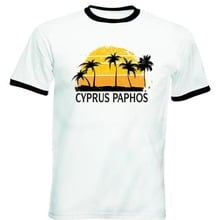 Cyprus Paphos - New Black Ringer Cotton Tshirt New 2019 Hot Summer Casual T-Shirt Printing Harajuku Funny Rick Tee Shirts 2024 - buy cheap