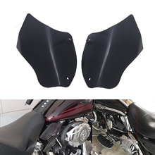 Defletor de ar da motocicleta para softail reflexivo sela escudos defletor de calor de ar para softail 2000-2016 preto 2024 - compre barato