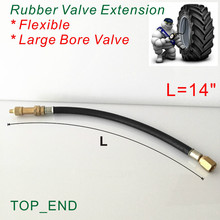 14 inch Long,Large Bore Valve,Flexible Rubber Valve Extension,Work w/ Tire Valve Directly 2024 - buy cheap