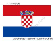 KAFNIK-banderas pequeñas de Croacia para países, banderines de 20x30cm/30x45cm/40x60cm/60x90cm, envío gratis 2024 - compra barato
