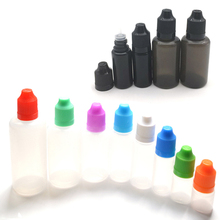 50pcs 3ML 5ML 10ML 15ML 20ML 30ML 50ML 60ML 100ML 120ML For Liquid Plastic Dropper Bottles With Childproof Cap Needle Vail 2024 - buy cheap
